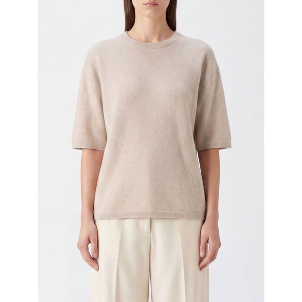 Lisa Yang Women Lisa Yang Short-Sleeved Pure Cashmere Crewneck Jumper